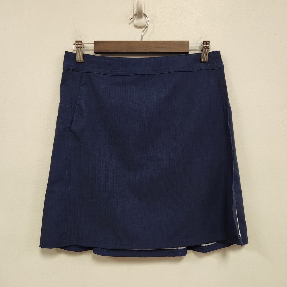 Ripskirt Hawaii Womens Length 2 Adjustable‎ Wrap Skirt Size S Denim Blue Beach